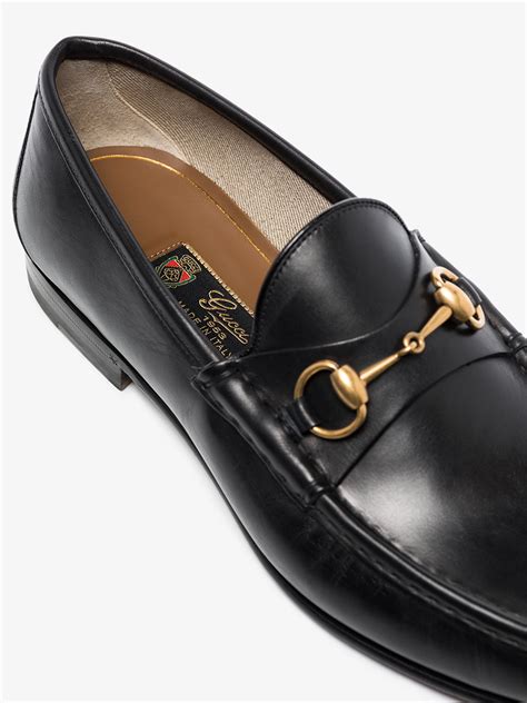 gucci 1953 loafers|Gucci 1953 horsebit loafer black.